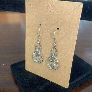 Stainless Steel Diamond-cut Earrings